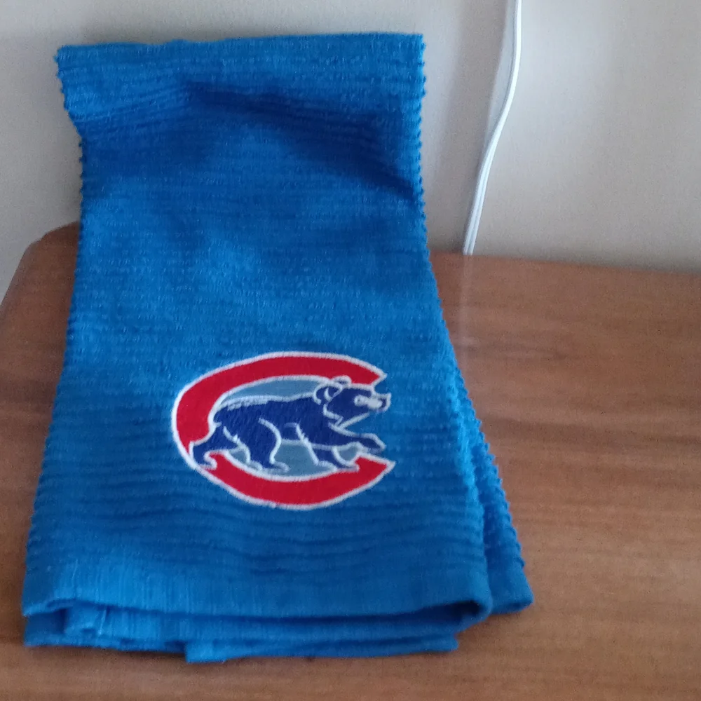 Chicago cubs dish towel